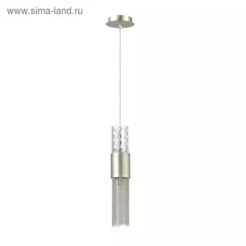 Светильник Perla, 40Вт G9, цвет серебро