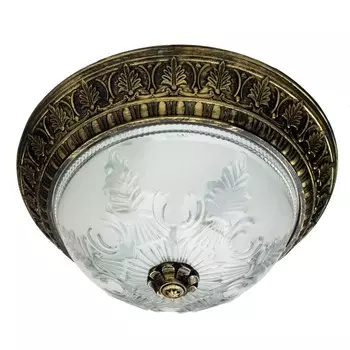 Светильник "Piatti" 2x60W E27 бронза 35x35x16 см