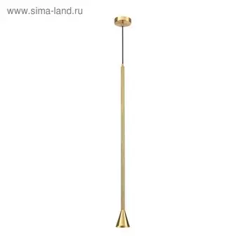 Светильник Pipa, 50Вт GU10, цвет золото