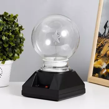 Светильник плазменный шар "Звезда" (от сети 220V) 13x12x20 см RISALUX