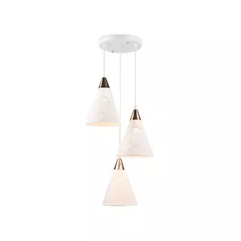 Светильник подвесной Ambrella light, Loft, TR8433, 3хE27, цвет белый, золото