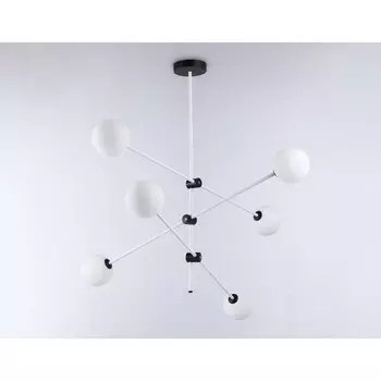 Светильник подвесной Ambrella light, Modern, TR2512, 6хG9, цвет белый, чёрный