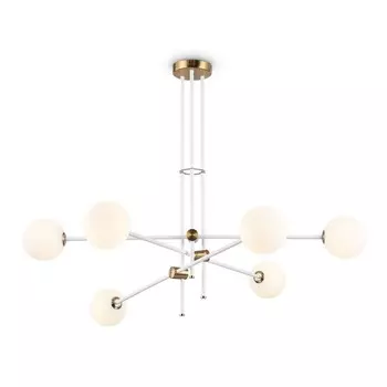 Светильник подвесной Ambrella light, Modern, TR2521, 6хG9, цвет белый, латунь