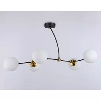 Светильник подвесной Ambrella light, Modern, TR2548, 5хE27, цвет чёрный, бронза