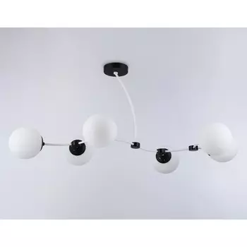 Светильник подвесной Ambrella light, Modern, TR2552, 6хE27, цвет белый, чёрный