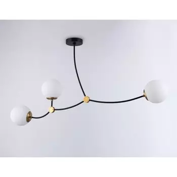 Светильник подвесной Ambrella light, Modern, TR2568, 3хE27, цвет чёрный, бронза