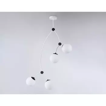 Светильник подвесной Ambrella light, Modern, TR2572, 4хE27, цвет белый, чёрный