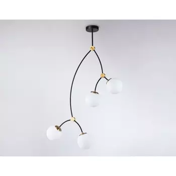 Светильник подвесной Ambrella light, Modern, TR2575, 4хE27, цвет чёрный, бронза