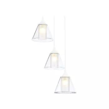 Светильник подвесной Ambrella light, Modern, TR3553, 3хE27, цвет белый