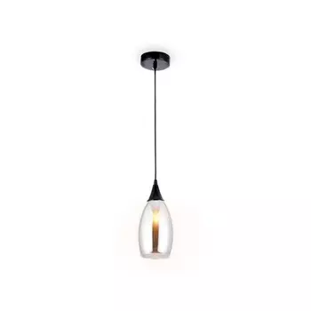 Светильник подвесной Ambrella light, Traditional, TR3544, 1хE14, цвет чёрный