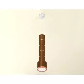 Светильник подвесной Ambrella light, XP8117001, GX53 LED 12 Вт, цвет кофе песок, золото розовое