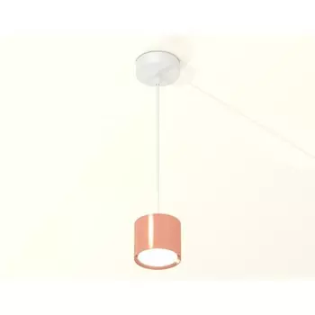 Светильник подвесной Ambrella light, XP8122012, GX53 LED 12 Вт, цвет золото розовое, белый песок