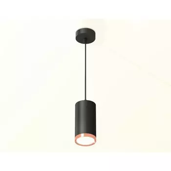 Светильник подвесной Ambrella light, XP8162014, GX53 LED 12 Вт, цвет чёрный песок, золото розовое