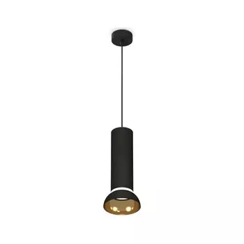 Светильник подвесной Ambrella light, XP8192101, GX53 LED 12 Вт, цвет чёрный песок, золото жёлтое, прозрачный