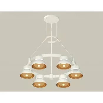 Светильник подвесной Ambrella light, XR92031002, GX53 LED 12 Вт, цвет белый песок, золото жёлтое, прозрачный