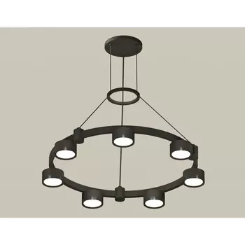 Светильник подвесной Ambrella light, XR92051500, GX53 LED 12 Вт, цвет чёрный песок, чёрный