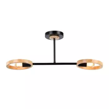 Светильник подвесной Ambrella Traditional Loft TR8244, E27, цвет чёрный, светлое дерево