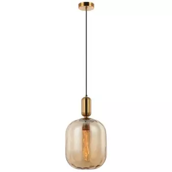 Светильник подвесной Base 1xE27 40Вт, размер 25x25x48-150 см, цвет бронза