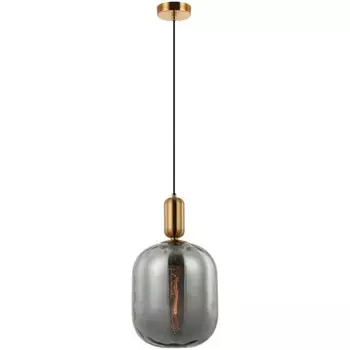 Светильник подвесной Base 1xE27 40Вт, размер 25x25x48-150 см, цвет бронза