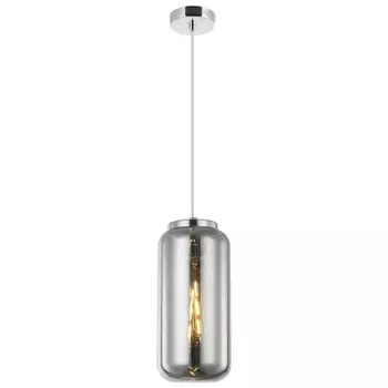 Светильник подвесной Bauers 1xE27 40Вт, размер 14x14x37-150 см, цвет хром