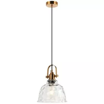 Светильник подвесной Bell 1xE27 40Вт, размер 20x20x25,5-150 см, цвет бронза