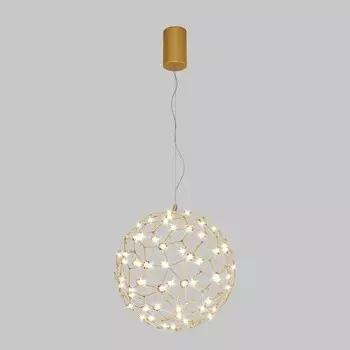 Светильник подвесной Bogate's Alioth 450/1, LED, 30 Вт, 3000К, 2403Лм, 400х400 мм, цвет медь