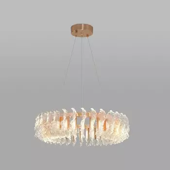 Светильник подвесной Bogate's Farfalla 90374/1, LED, 50 Вт, 4000К, 3149Лм, 620х620х1000 мм, цвет золото