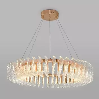 Светильник подвесной Bogate's Farfalla 90375/1, LED, 68 Вт, 4000К, 4213Лм, 820х820х1000 мм, цвет золото