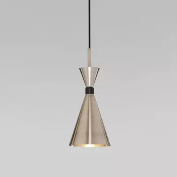 Светильник подвесной Bogate's Glustin 316, E14, 1х60Вт, 120х120х1200 мм, цвет латунь, чёрный