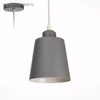 Светильник BayerLux Подвес «Цилиндр» 140 Вт E27 серый 131316-96 см