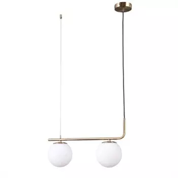 Светильник подвесной Citilux «Бремен» CL112123, 50х15х30 см, 2х40Вт, E27, цвет коричневый