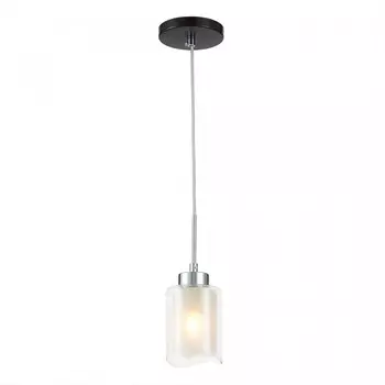 Светильник подвесной Citilux «Фортуна» CL156112, 12х12х45 см, 1х75Вт, E27, цвет коричневый
