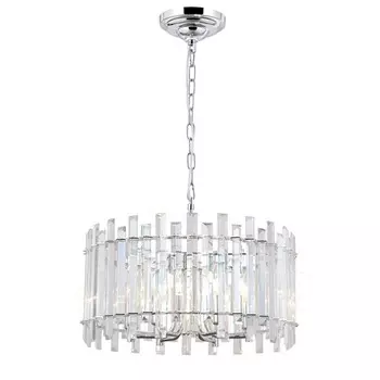 Светильник подвесной Citilux «Ингвар» CL334161, 46х46х48 см, 6х60Вт, E14, цвет серый