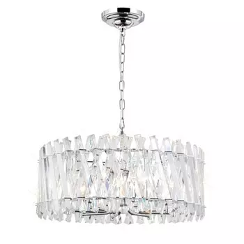 Светильник подвесной Citilux «Ингвар» CL334281, 60х60х45 см, 8х60Вт, E14, цвет серый