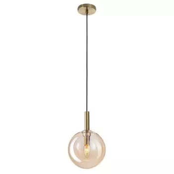 Светильник подвесной Citilux «Лорен» CL146013, 20х20х35 см, 1х40Вт, E14, цвет коричневый