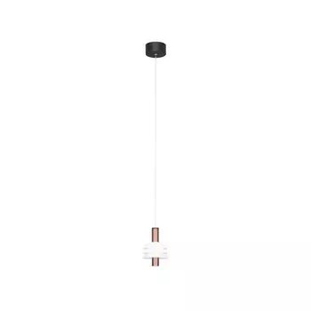 Светильник подвесной Citilux «Майя» CL202012, 12х12х25 см, 1х6Вт, LED, цвет коричневый