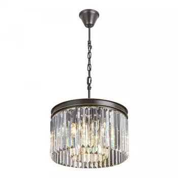 Светильник подвесной Citilux «Мартин» CL332081, 40х40х125 см, 8х60Вт, E14, цвет черный