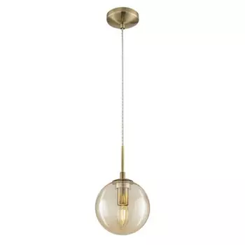 Светильник подвесной Citilux «Томми» CL102013, 15х15х21 см, 1х40Вт, E14, цвет коричневый