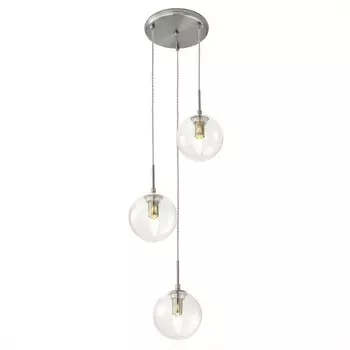 Светильник подвесной Citilux «Томми» CL102031, 33х33х35 см, 3х40Вт, E14, цвет серый