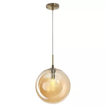Светильник подвесной Citilux «Томми» CL102633, 25х25х38 см, 1х40Вт, E14, цвет коричневый