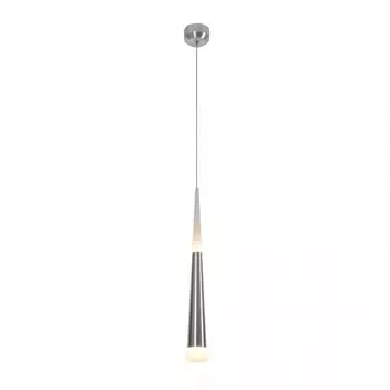 Светильник подвесной Citilux «Вегас» CL227010, 7х7х55 см, 1х7Вт, LED, цвет серый