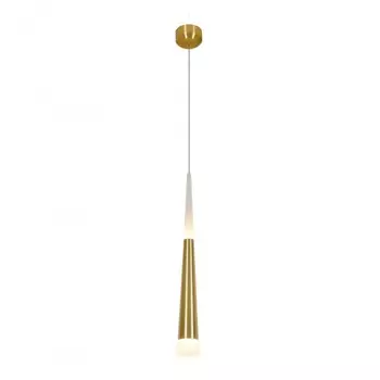 Светильник подвесной Citilux «Вегас» CL227012, 7х7х55 см, 1х7Вт, LED, цвет коричневый