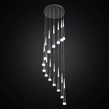 Светильник подвесной Citilux «Вегас» CL227141, 45х45х50 см, 14х7Вт, LED, цвет черный