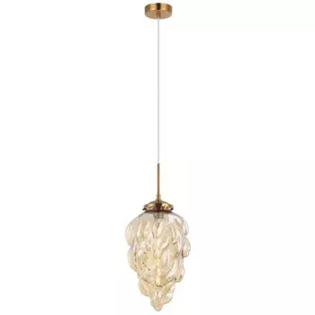 Светильник подвесной Cream 1xE27 40Вт, размер 25x25x59,5-150 см, цвет бронза