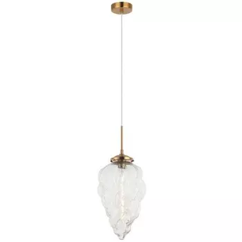 Светильник подвесной Cream 1xE27 40Вт, размер 25x25x59,5-150 см, цвет бронза