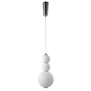 Светильник подвесной Crystal Lux, Desi 0470/203, LED, 1х12 Вт, 39,5х18х18 см, цвет хром