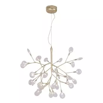 Светильник подвесной Crystal Lux, Evita 1692/236, G4, 36х1 Вт, 60х72х72 см, цвет золотой