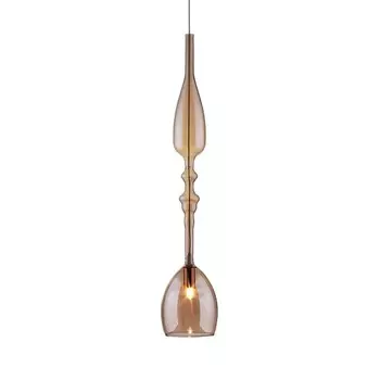Светильник подвесной Crystal Lux, Lux new 2263/211, G9, 1х60 Вт, 57х8,5х8,5 см, цвет золотой