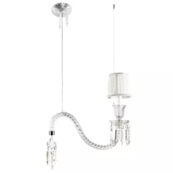 Светильник подвесной Crystal Lux, Princess 2760/201, E14, 1х60 Вт, 47х40 см, цвет хром