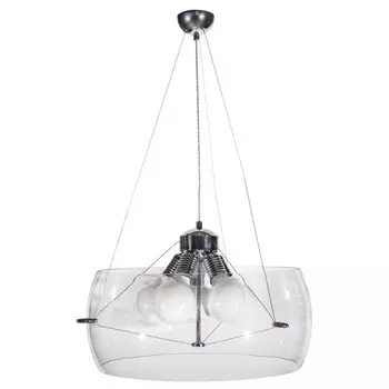 Светильник подвесной Crystal Lux, Style 3091/205, E27, 5х60 Вт, 20х50х50 см, цвет хром